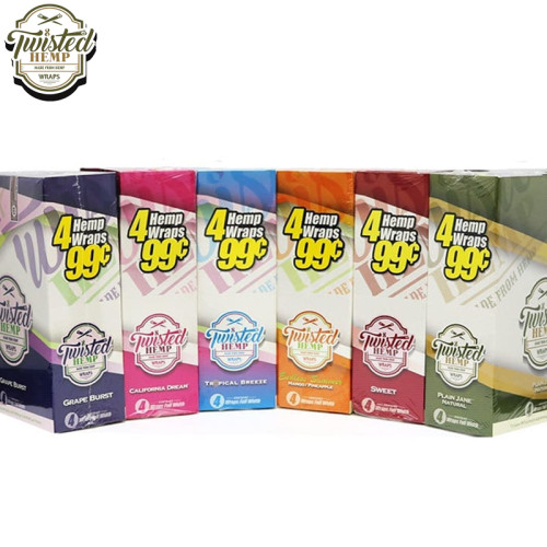 TWISTED HEMP WRAP 4CT/15PK   